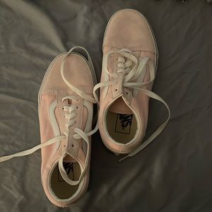 Pink suede vans size 6.5
